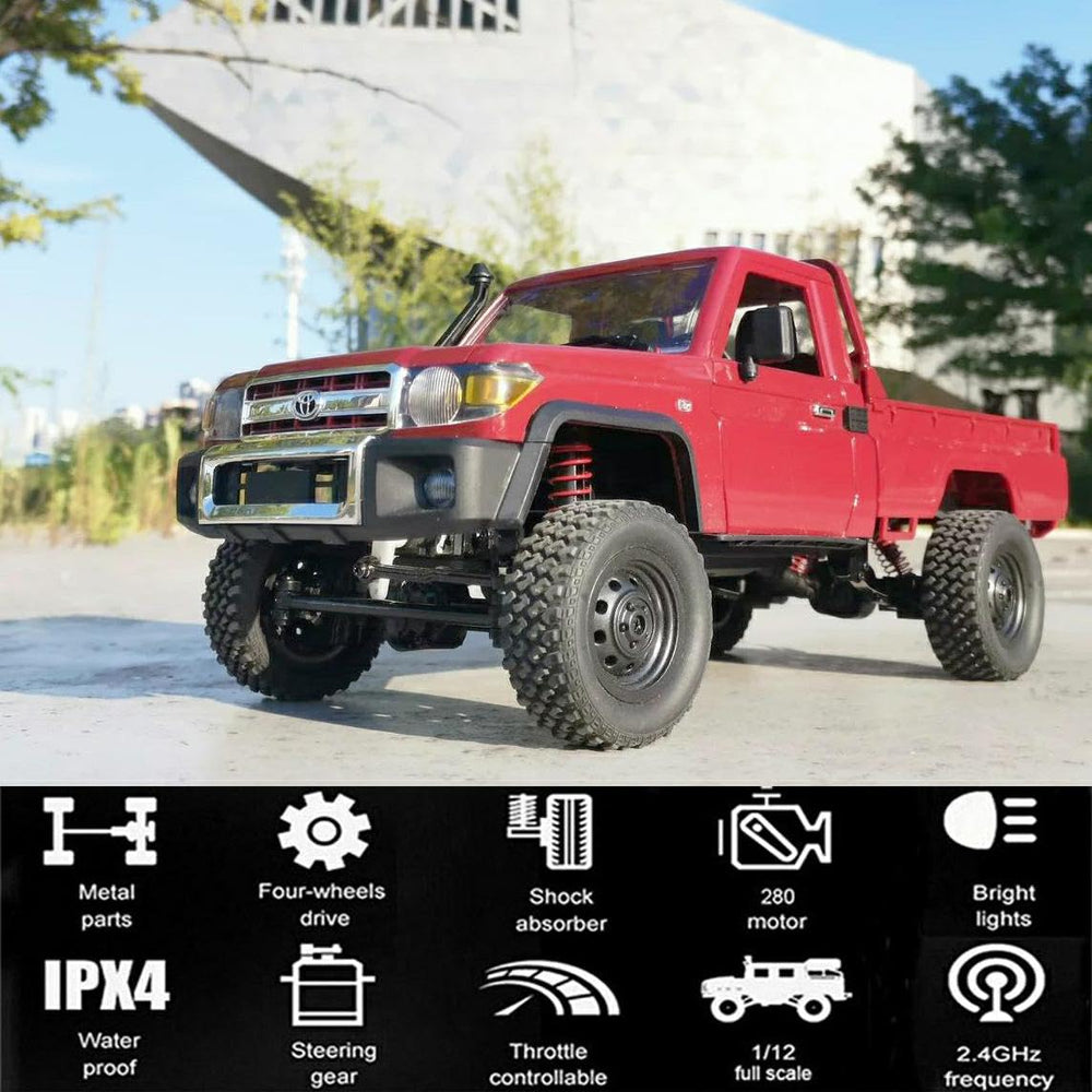 WPLDEWAN RC Rock Crawler suspension articulation for rough terrain