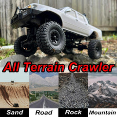 WPLDEWAN WPL C64-1 RTR axle-mounted servo for precise steering control.
