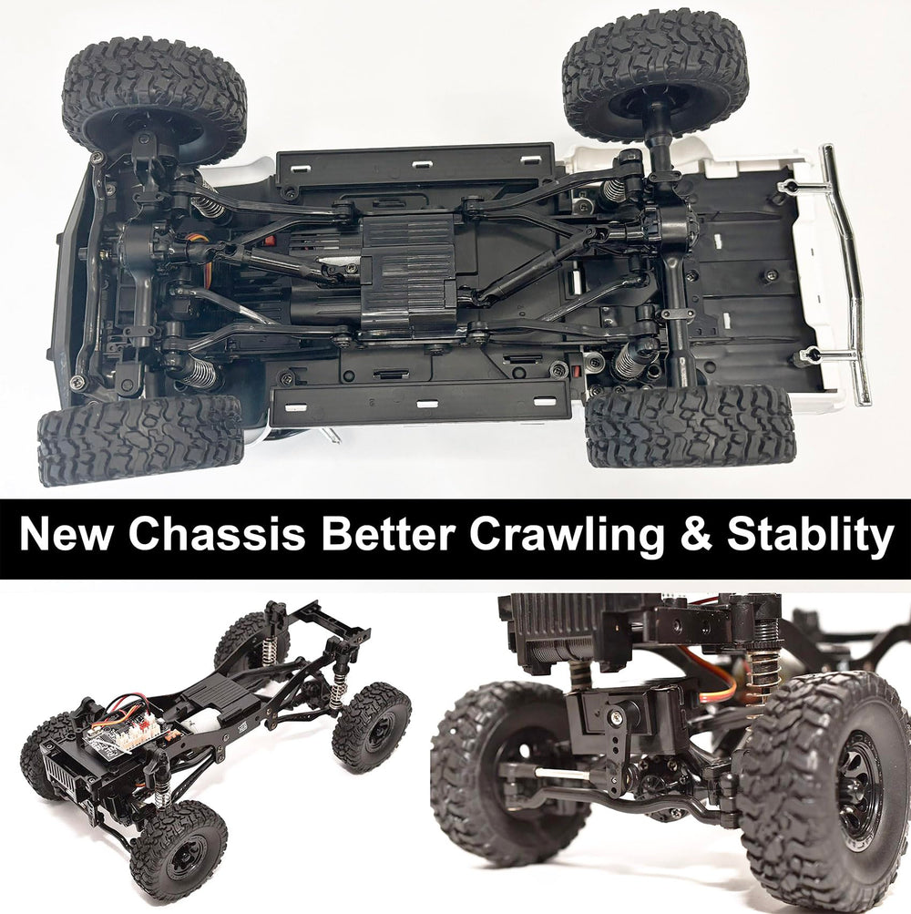 WPLDEWAN WPL C64-1 RTR metal axle hexes reduce wear and increase durability.