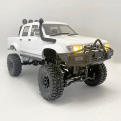 WPLDEWAN WPL C64-1 RTR suspension articulation for challenging rock trails.