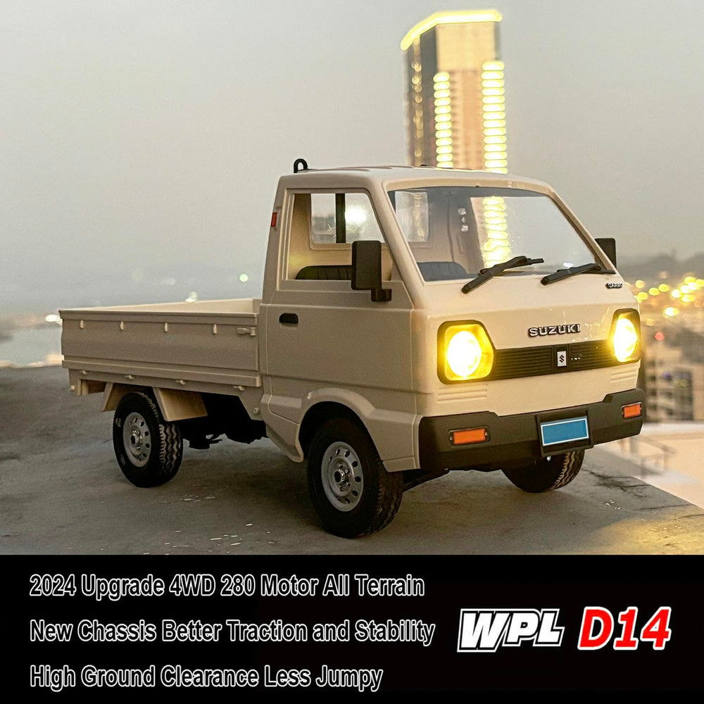 WPL DEWAN D14 4WD system enabling confident traction on varied terrains