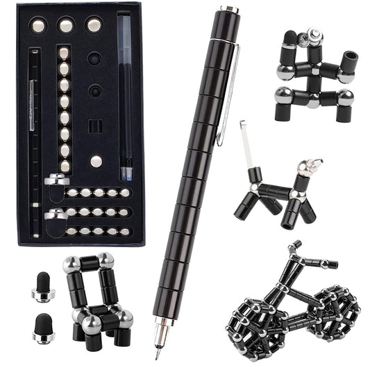 WQWQUU fidget pen deformation demonstrates flexible shapes for focus and play