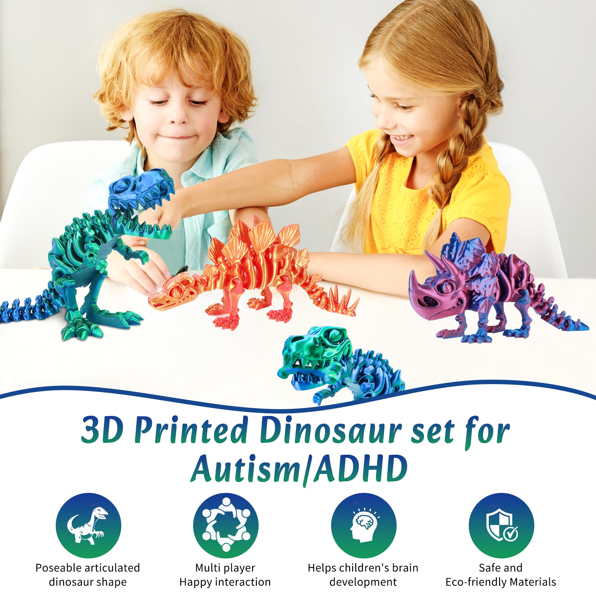 WQXWNFBA Colorful dinosaur figure adds dynamic color to your desk.