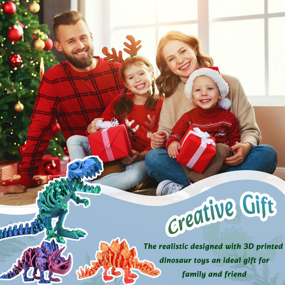 WQXWNFBA PLA material dinosaur toy is safe and eco-friendly for gifting.