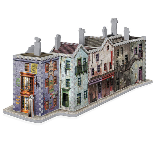 Wrebbit3D Diagon Alley Weasleys Wizard Wheezes facade shows vibrant color