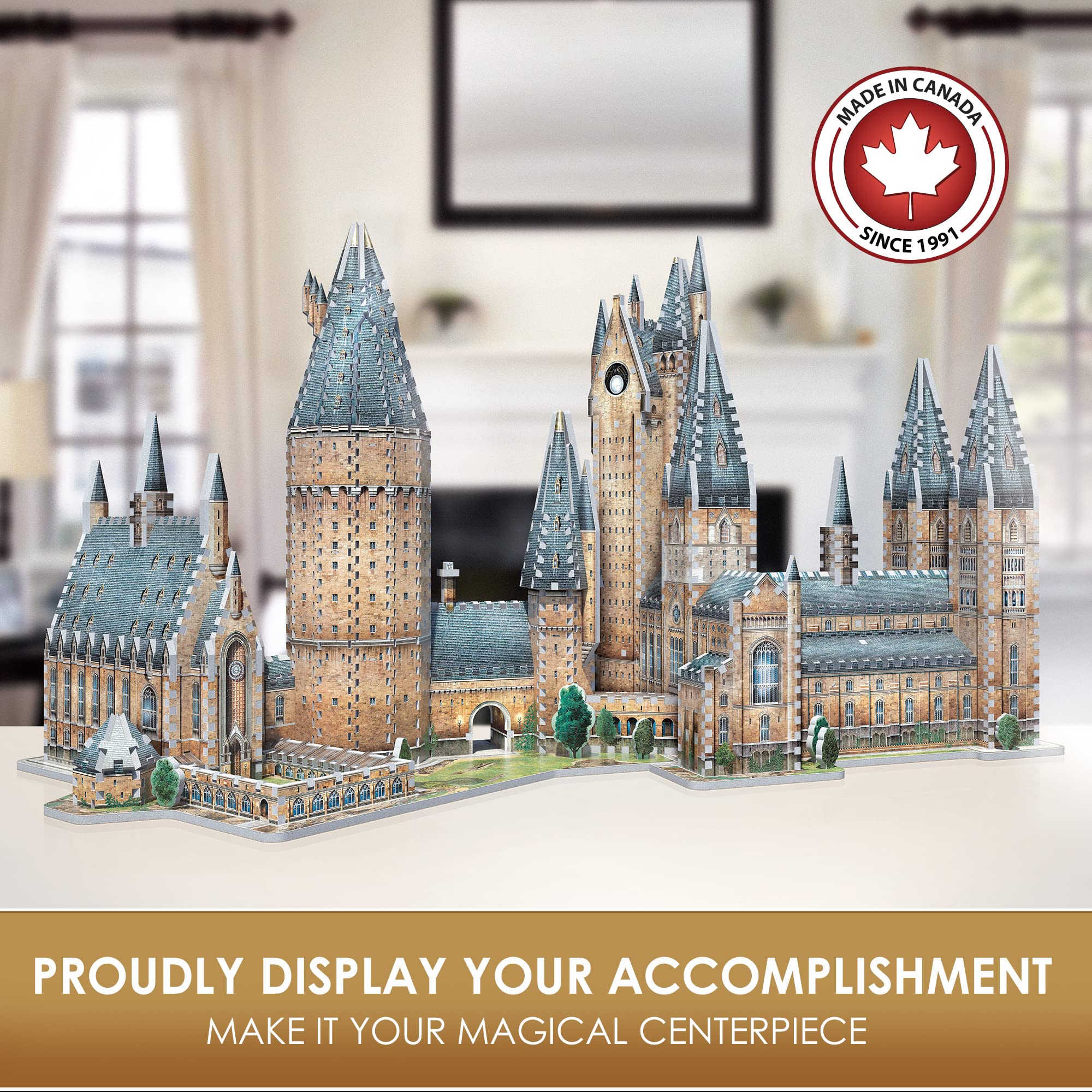 Wrebbit3D Hogwarts clock tower detail adds iconic structure to your collection