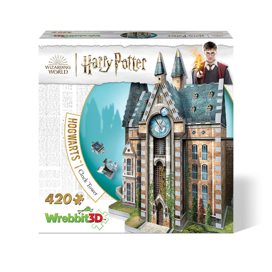 Wrebbit3D Hogwarts Clock Tower puzzle for display and fan enjoyment.