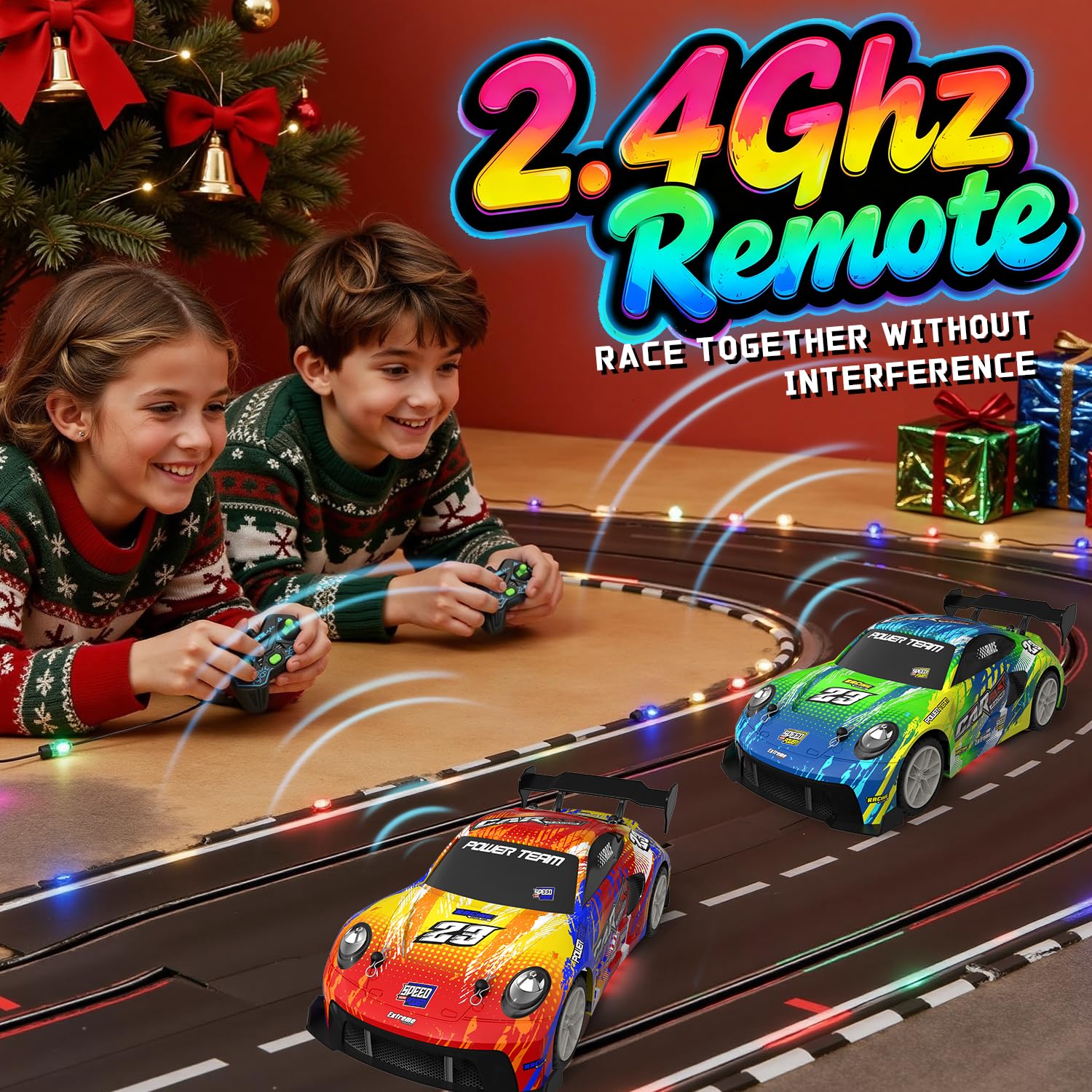 WRTWRT two-player racing set ready for family gaming