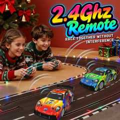 WRTWRT two-player racing set ready for family gaming