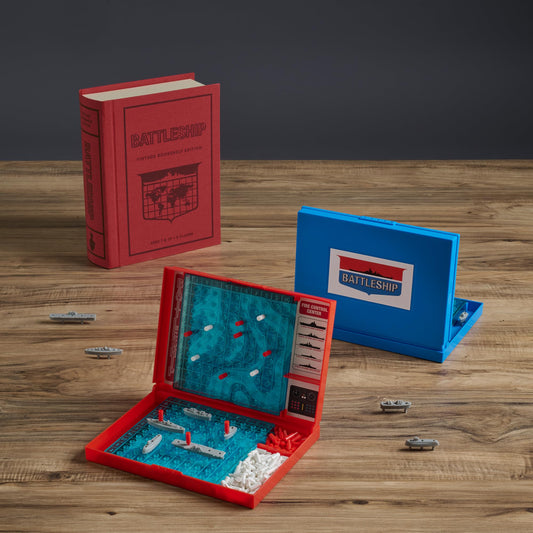 WS Game Company Battleship folding battle cases shown for portable play
