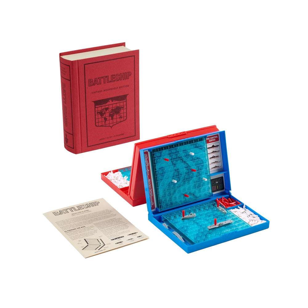 WS Game Company Battleship two-player setup ready for quick matches