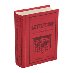WS Game Company Battleship vintage book box with fabric wrap for display