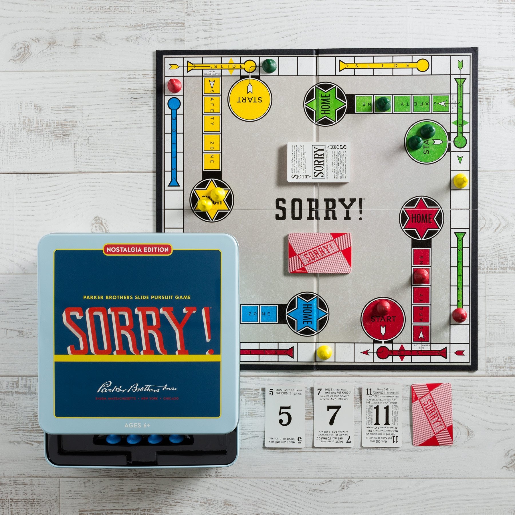WS Game Company Nostalgia Edition tin stores safely, preserving vintage components for years.