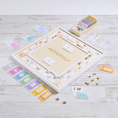 Grasscloth center by WS Game Company Bianco enhances tactile premium feel