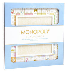 WS Game Company Monopoly Bianco white wood board for stylish family game nights