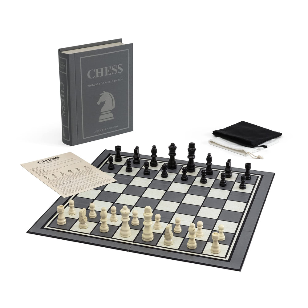 WS Game Company wooden chess pieces ready for a competitive game