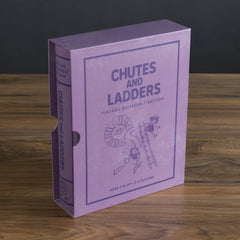 WS Game Company Connect Four bookshelf box highlighted for easy access and space-efficient storage.