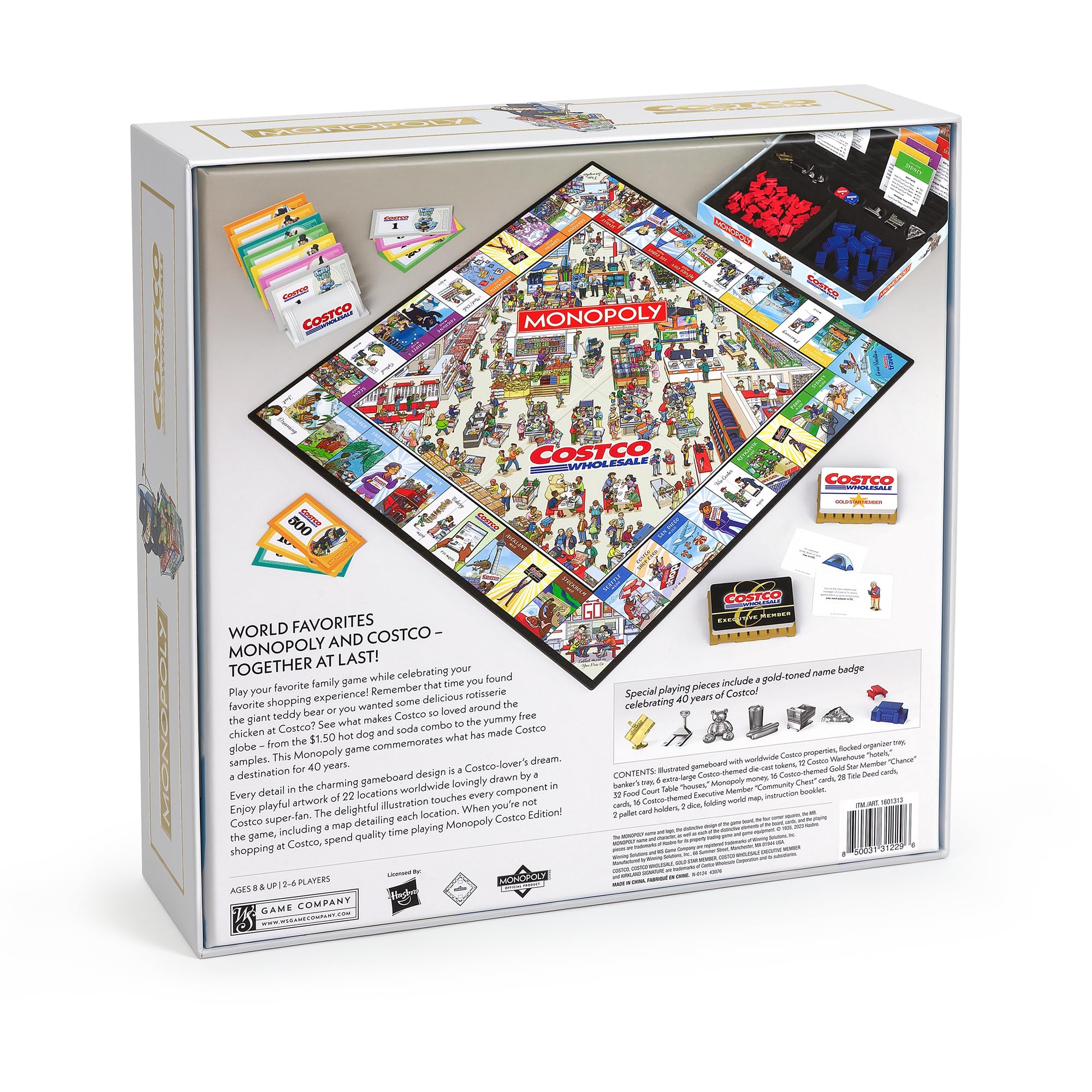 WS Game Company flocked organizer tray keeps components tidy during play
