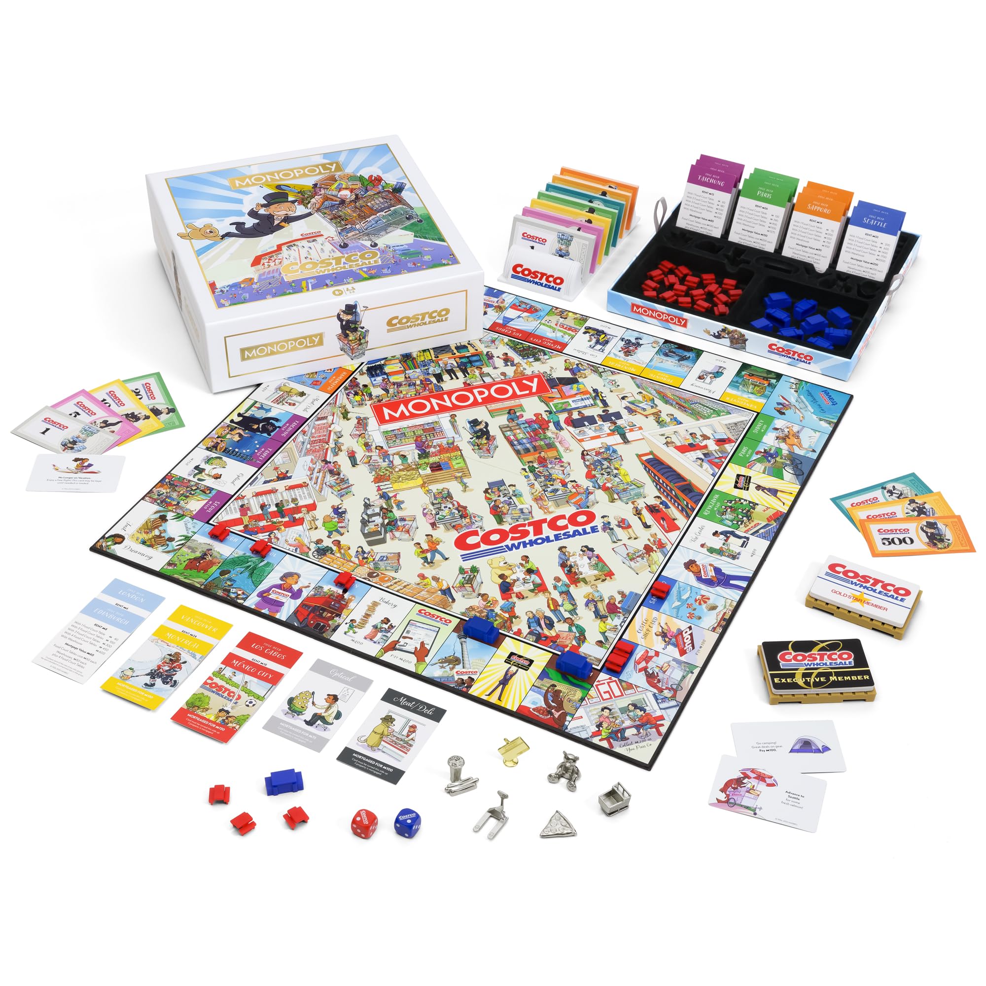 WS Game Company hotels and houses pieces for strategic play