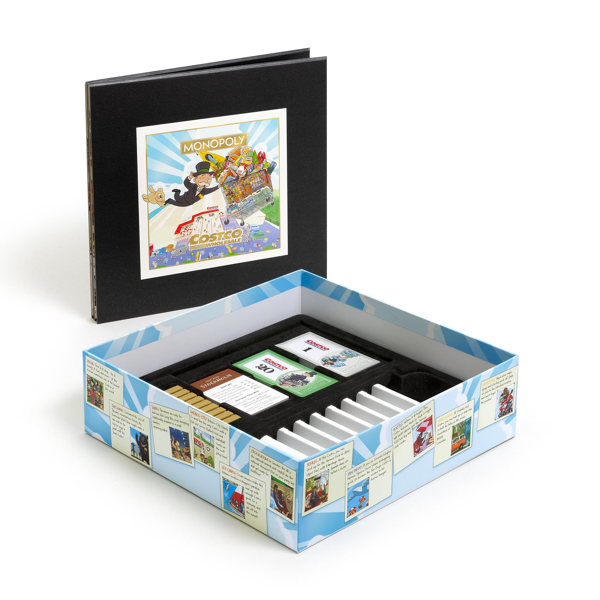 WS Game Company dice and cards for authentic Costco Edition play