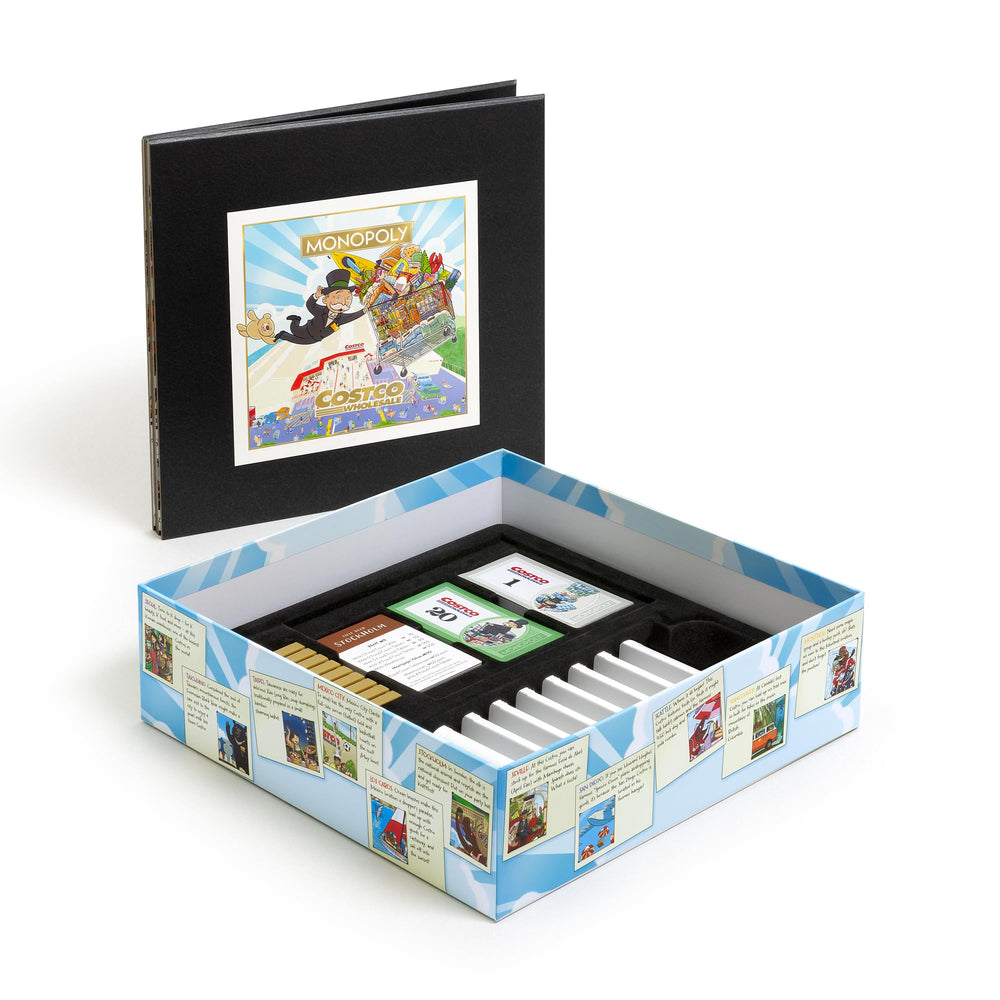 WS Game Company dice and cards for authentic Costco Edition play