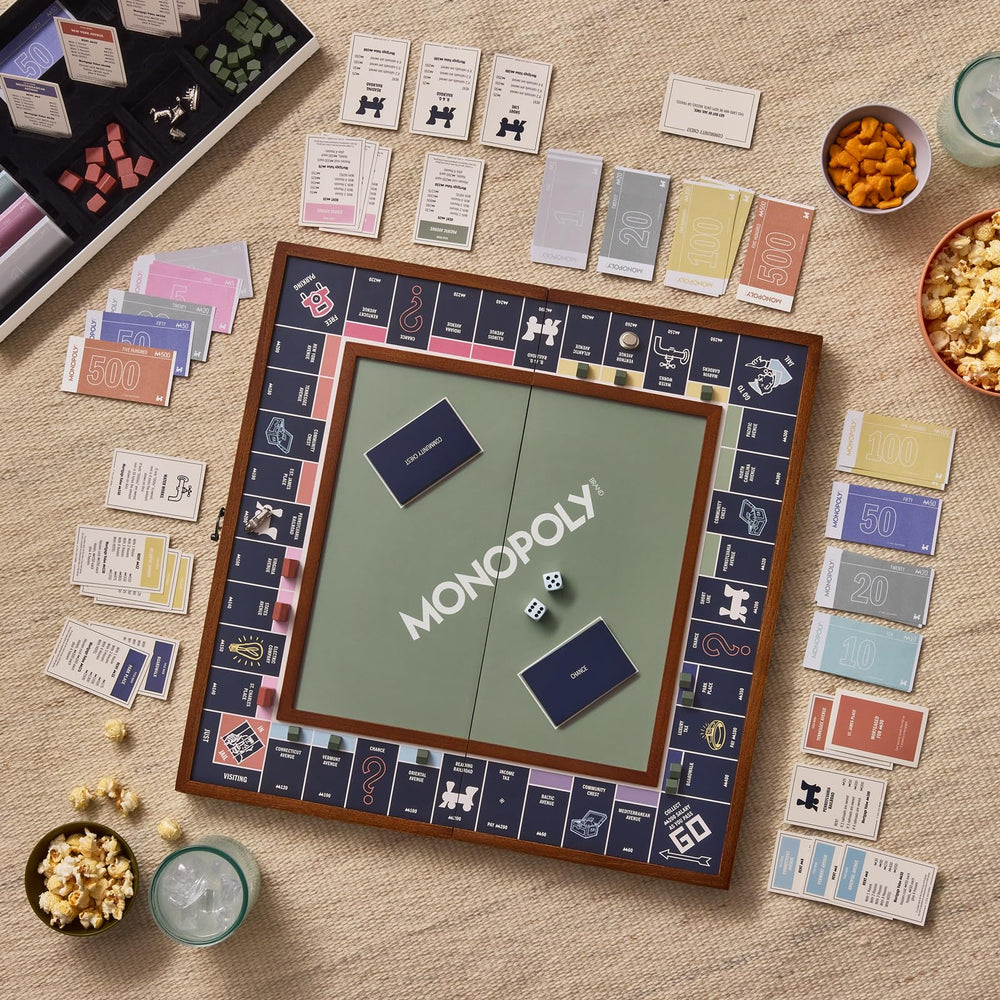 WS Game Company Monopoly Grand color-matched currency speeds setup and recognition.