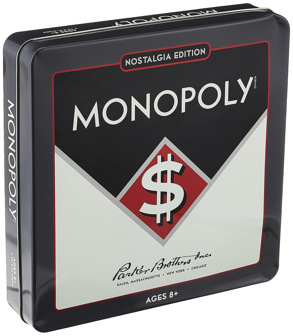 WS Game Company Monopoly Nostalgia Edition pewter tokens provide tactile pieces for nostalgic gameplay