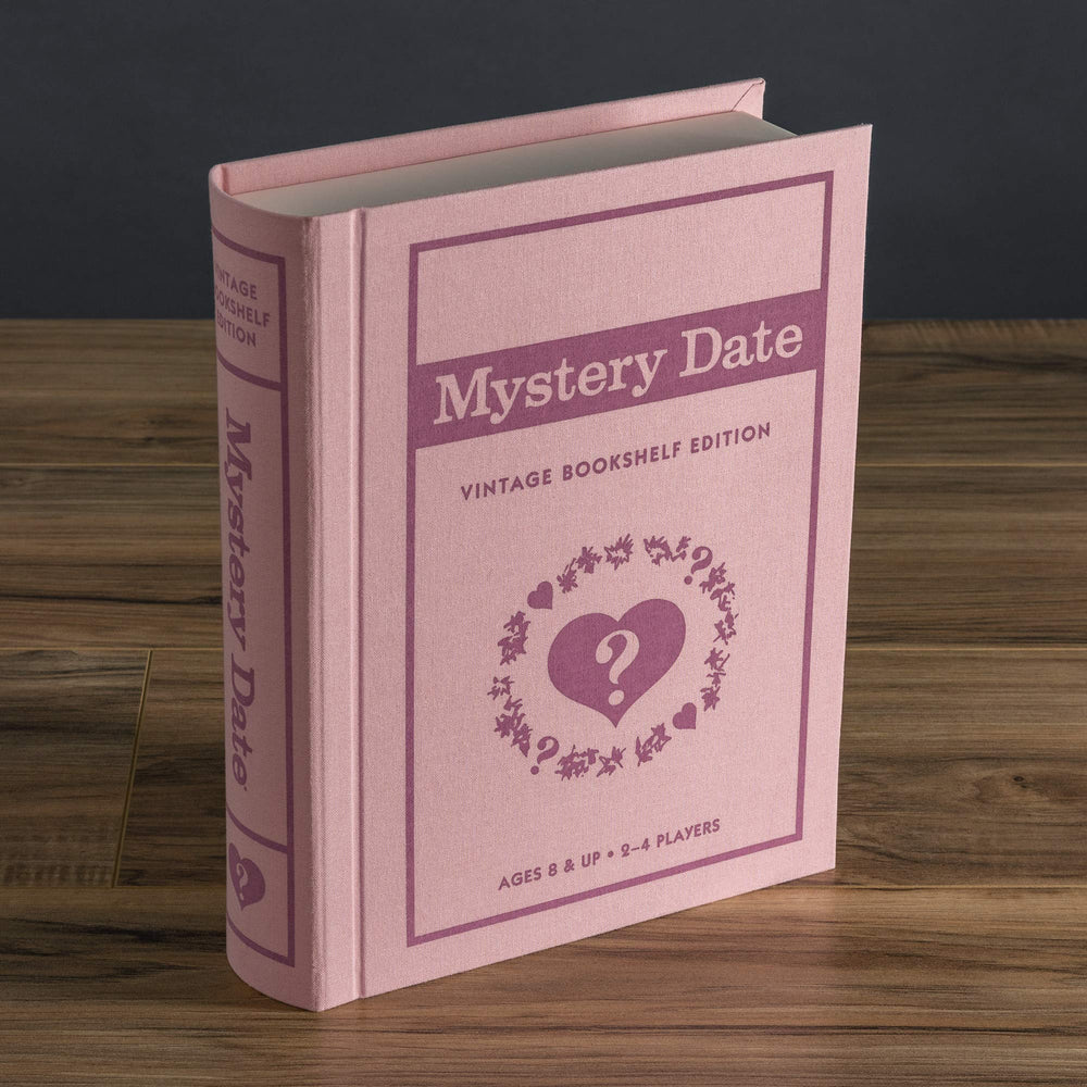 WS Game Company Mystery Date slipcase protects contents during storage and travel.