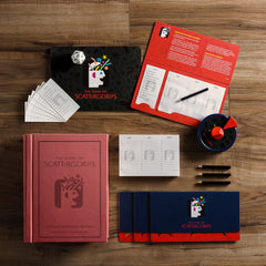 WS Game Company Scattergories 1988 retro graphics add nostalgic flair to display.