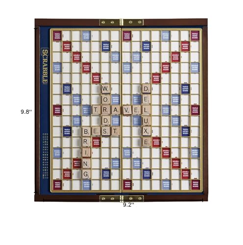 WS Game Company Scrabble Deluxe Travel supports 2-4 players.