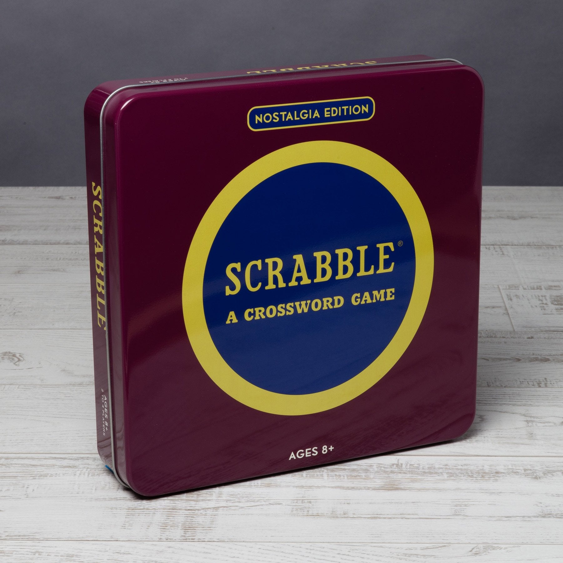WS Game Company Scrabble Nostalgia Edition premium fabric tile pouch for tile storage and travel.