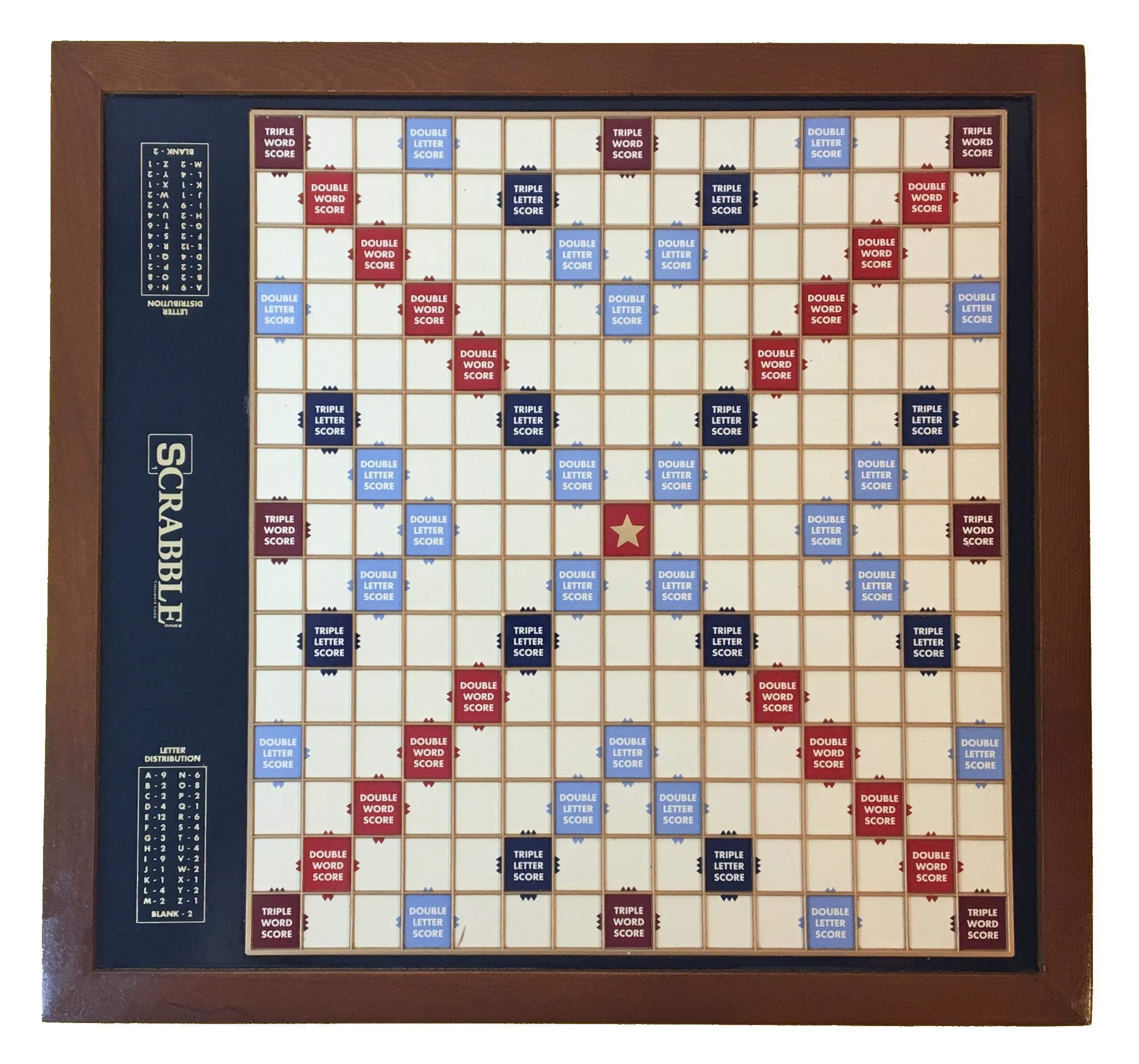 WS Game Company Scrabble Trophy Edition includes scorebook and pencil for scoring