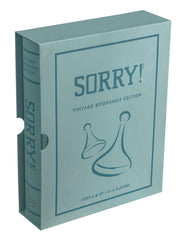 WS Game Company Sorry! bookshelf case featuring four classic games in one elegant display.