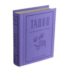 WS Game Company Taboo Vintage Bookshelf Edition—open box for quick setup and easy storage.