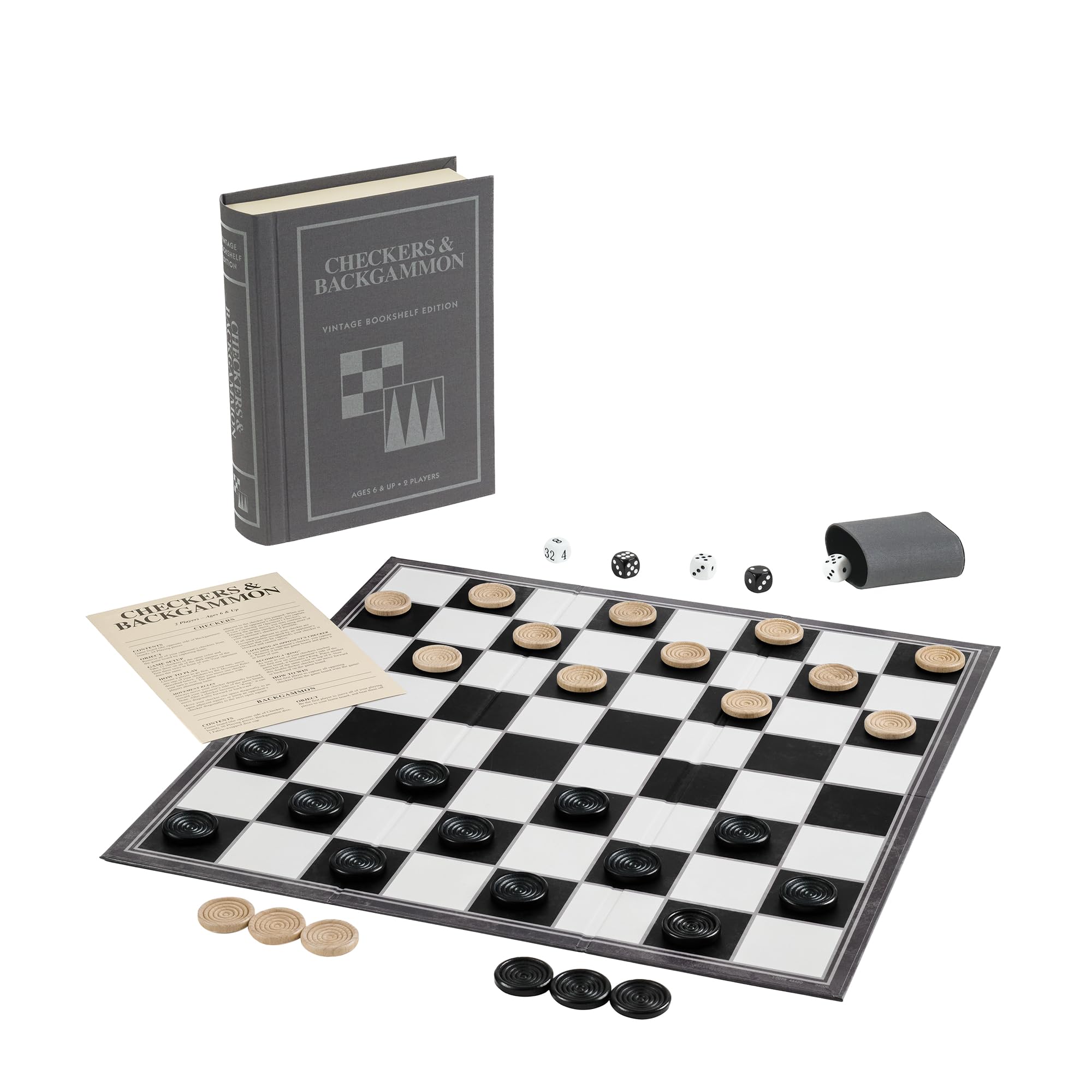 WS Game Company vintage bookshelf collection adds nostalgic décor.