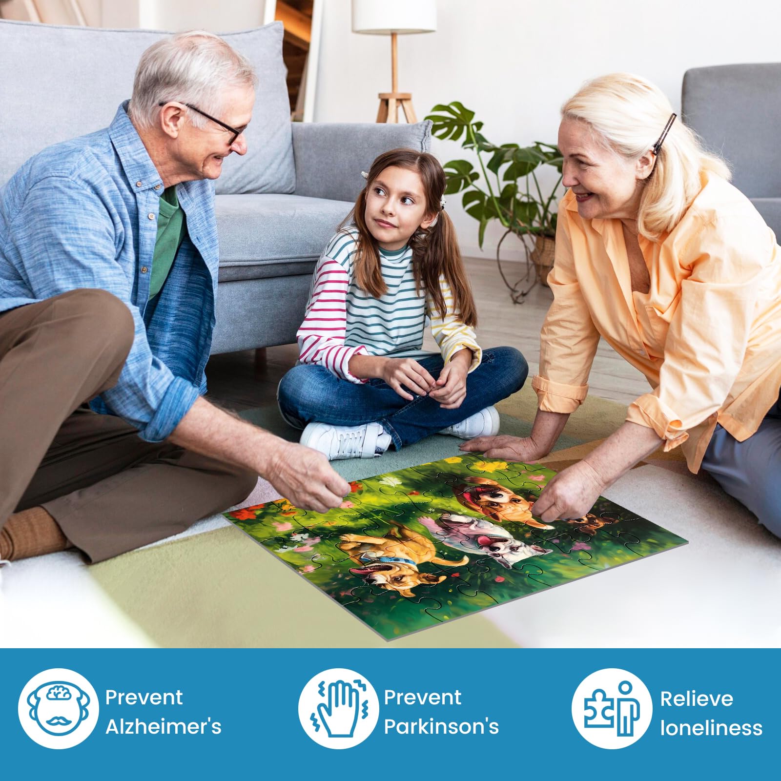 WSCXSC 6-pack puzzle owl image invites calm, attentive play and pattern recognition.