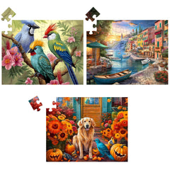 WSCXSC dog-themed 48-piece puzzle for seniors' engaging activity