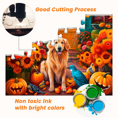 WSCXSC large-piece puzzle 15.7 x 11.8 inches for easy handling