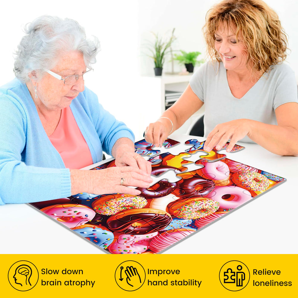 WSCXSC puzzle size 30x22 cm enables comfortable tabletop play