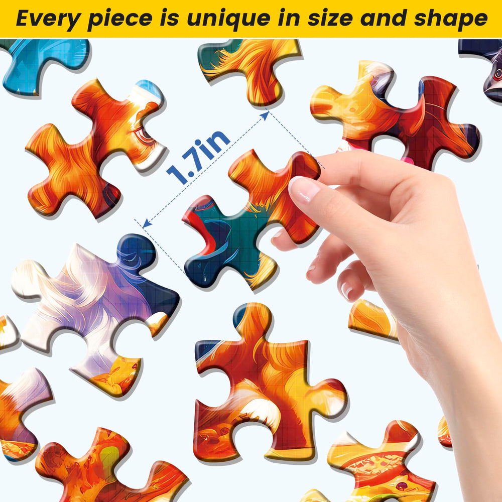 WSCXSC tactile texture enhances grip and sensory feedback for easier puzzle manipulation.