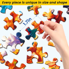 WSCXSC tactile texture enhances grip and sensory feedback for easier puzzle manipulation.