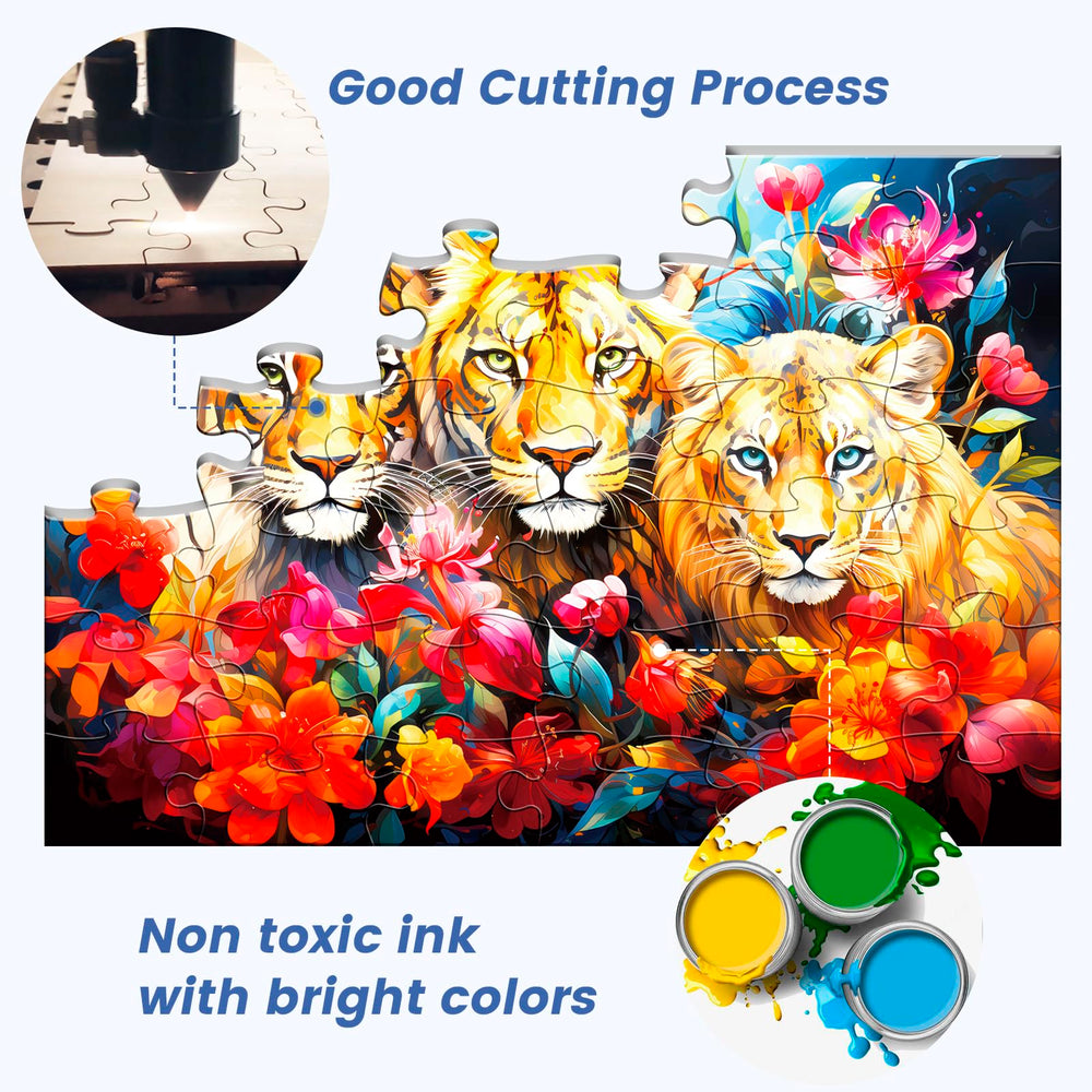WSCXSC puzzles feature bright colors and detailed illustrations to attract attention and spark reminiscence.