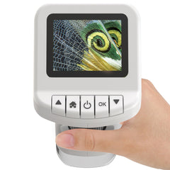 WSDMIC 1200X handheld microscope with kid-friendly display for easy in-field viewing.