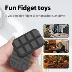 WSHWXY chocolate black magnetic slider top piece shows accessible click
