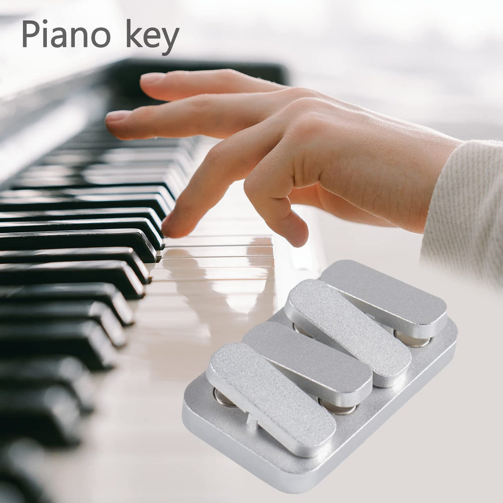 WSHWXY edc fidget clicker matte silver for portable desk use.