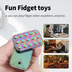 WSHWXY fidget toy in use at a desk for concentration