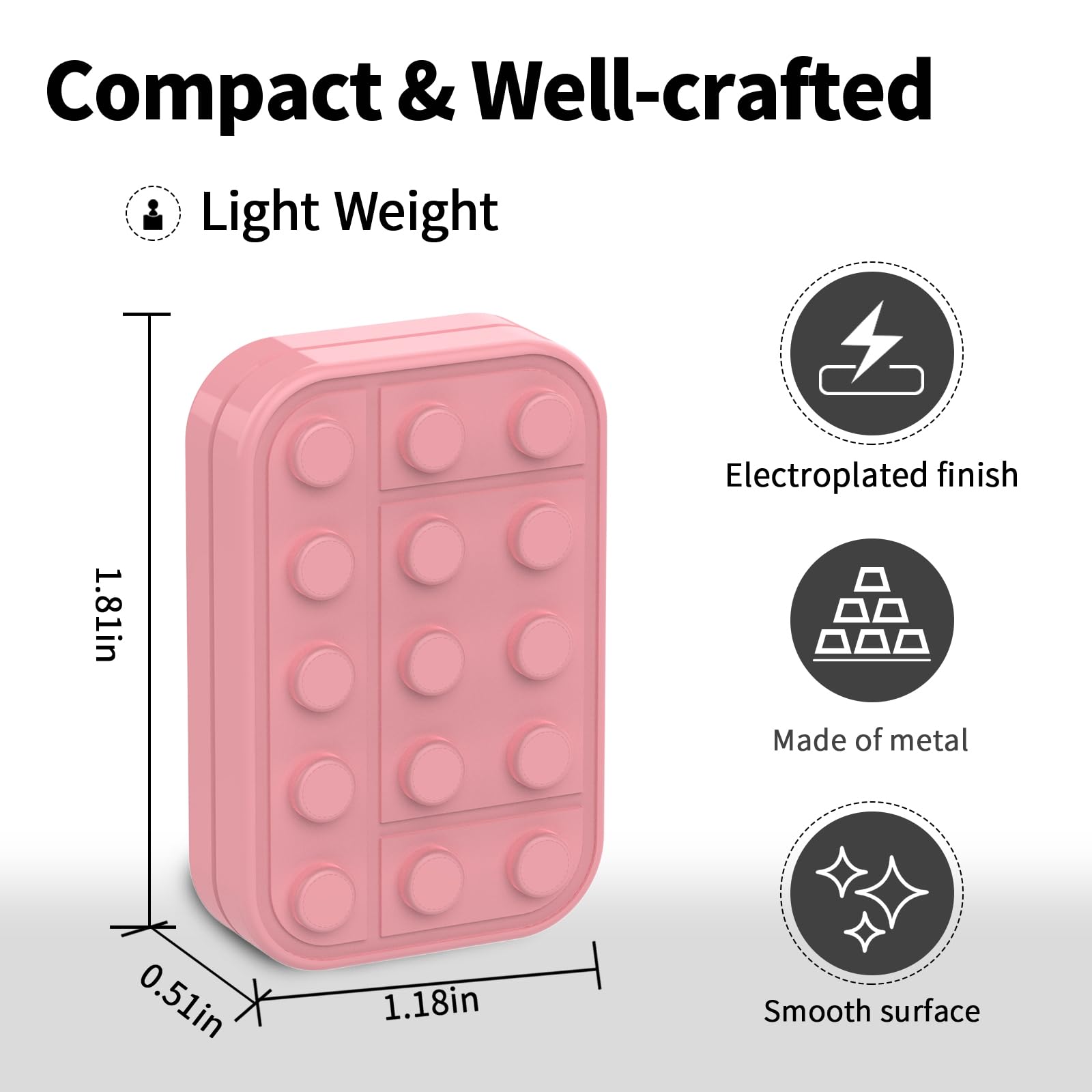 WSHWXY fidget slider magnets close-up highlighting magnetic assembly