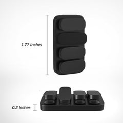 WSHWXY Metal Fidget Slider side view in matte black for discreet use