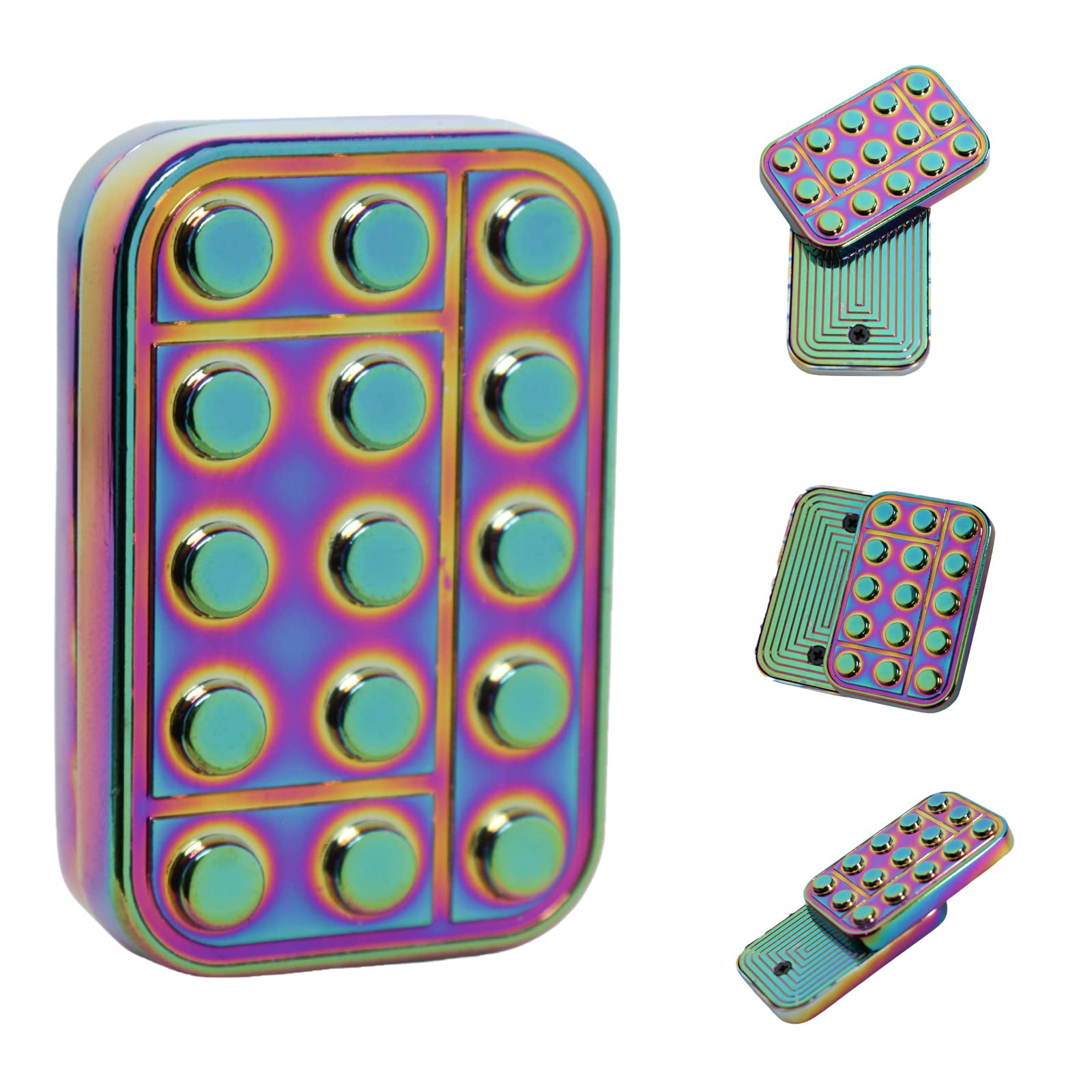 WSHWXY metal fidget slider top view showing compact design