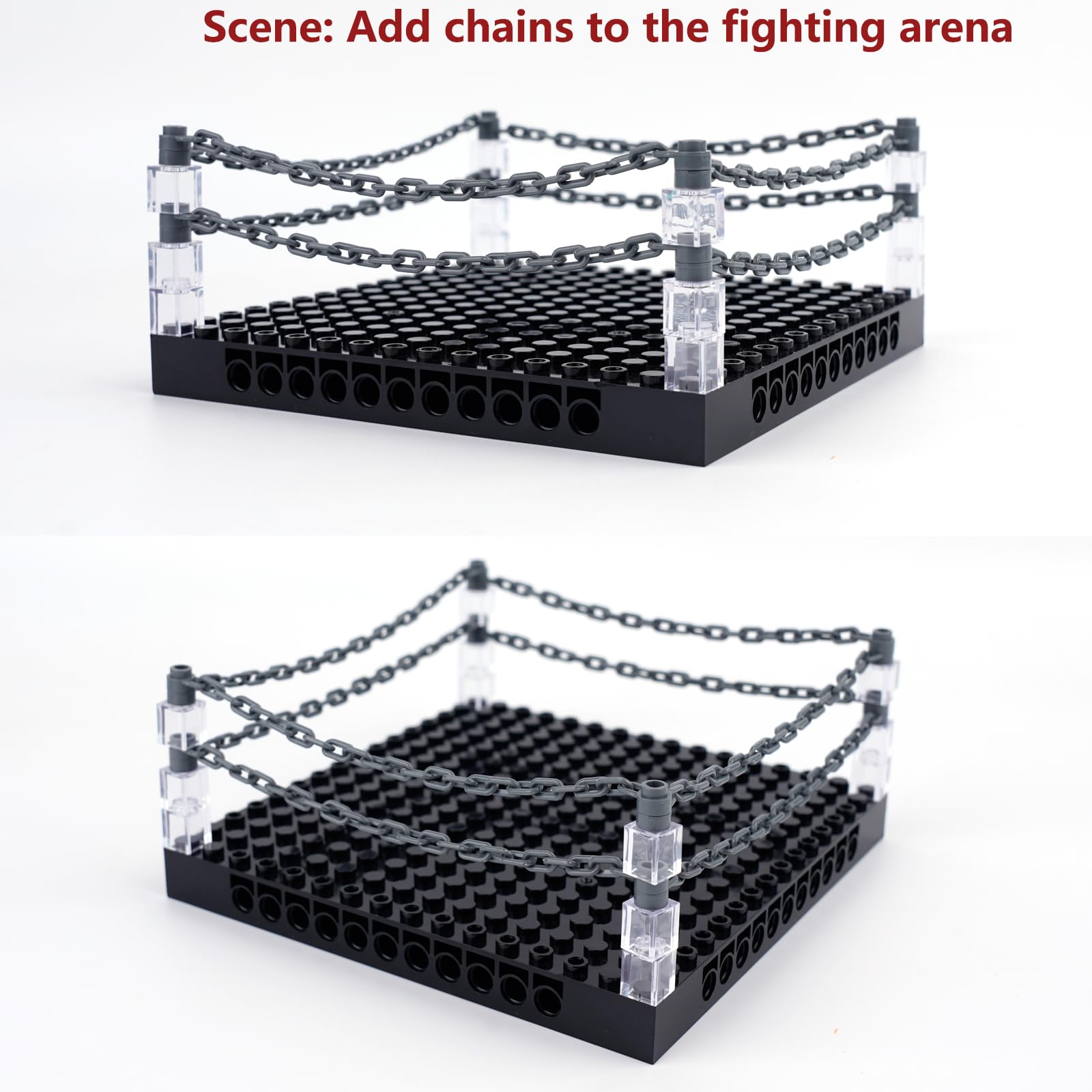 WSRYLTCH tough links highlight rigid joints that resist popping.